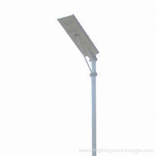 All-in-one integrated solar LED street light, 40W power with motion sensor